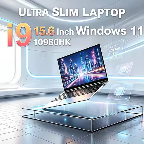 15.6 Inch 120Hz FHD IPS Laptop Intel I9-10980HK 32GB RAM 2TB SSD Backlit Keyboard Long Battery Life for Gaming And Graphics
