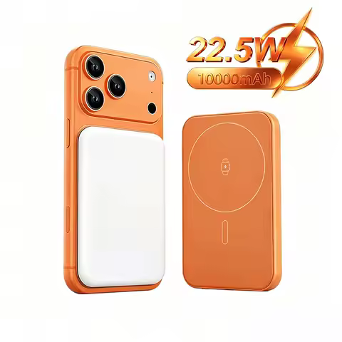 20000mAh Ultra-thin Power Bank PD 22.5W Wireless Fast Charger For Magsafe Portable Auxiliary Battery For iPhone