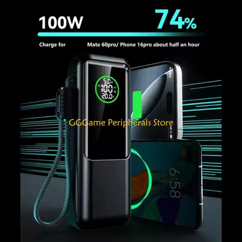 U55B DIY Fast Charging Power Banks Case 20000mAh LED Display Portable for Mobile
