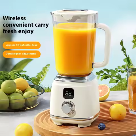 Mini Ice Crusher LED Display Blender, USB Charging Portable Blender, Used for Making Smoothies and Milkshakes,