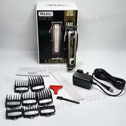 Original Wahl 5 Star Cordless Magic Clip Hair Clipper Detailer Li Hair Trimmer Golden Edition Wahl 8594 For Men's Gifts