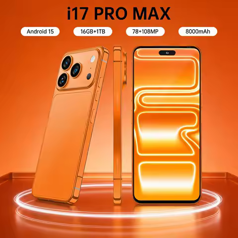 2026 Hot High Quality i17 Pro Max New Original Intelligent 4G 5G Dual Card Dual Standby System Global Version 8000mAh Battery