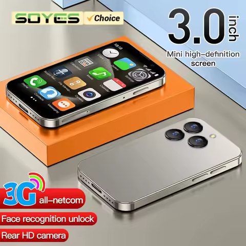 SOYES XS18 Pro 3.0"" Mini Smartphone 2GB RAM 16GB ROM Facial Recognition Android9.0 Dual SIM Standby 1000mAh 3G Network Phone