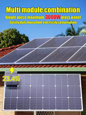 1000W 2000W 3000W Solar Panel 18V High Efficiency Portable Power Bank Flexible Charging Outdoor Solar Cells For Home/Camping