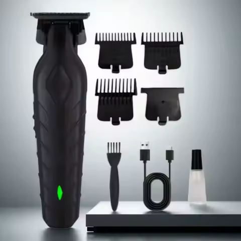 OMUONE Professional Barber Cordless Hair Clipper USB Rechargeable Hair Trimmer Precision Beauty Tool Men's Gift